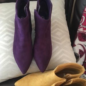 Ankle dressy boots two  colors size 7 1/2